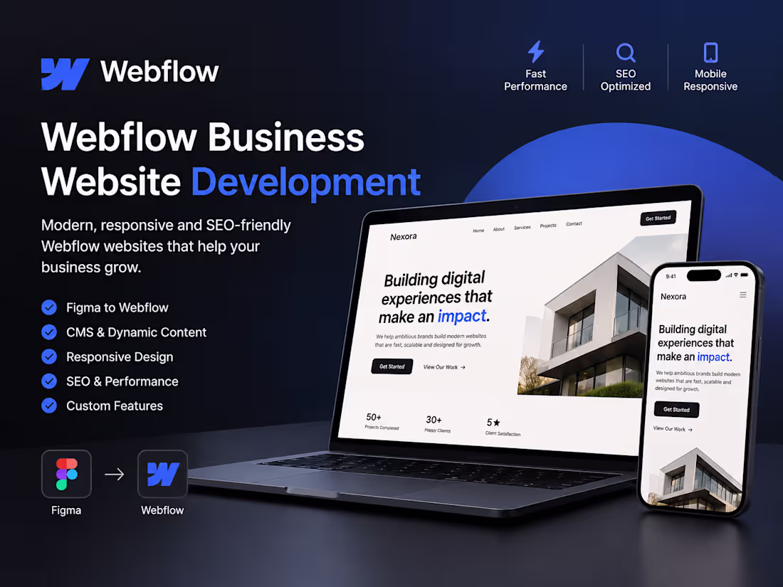 Cover image for Webflow Website Development