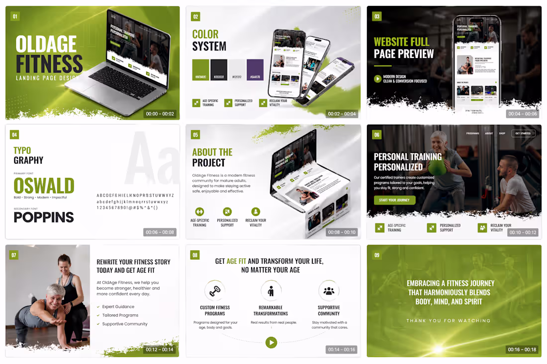 Cover image for Designed the OldAge Fitness website