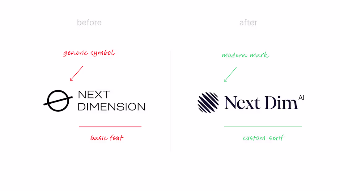 Cover image for Logo design - before /