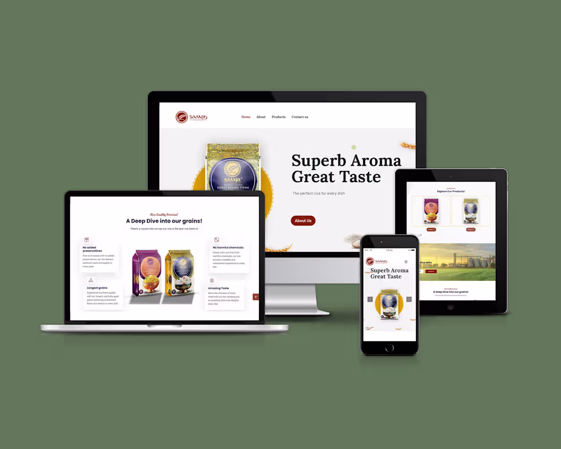 Cover image for Saanjh Foods | Premium Food