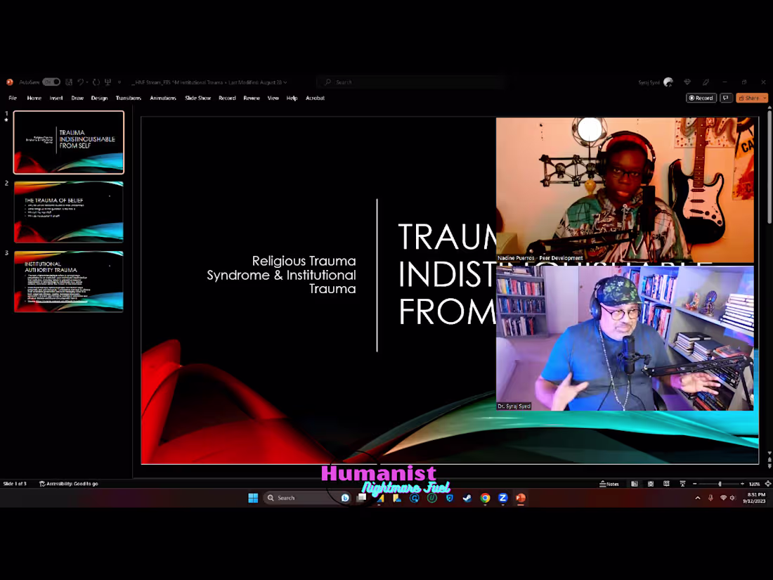 Cover image for Humanist Nightmare Fuel is a