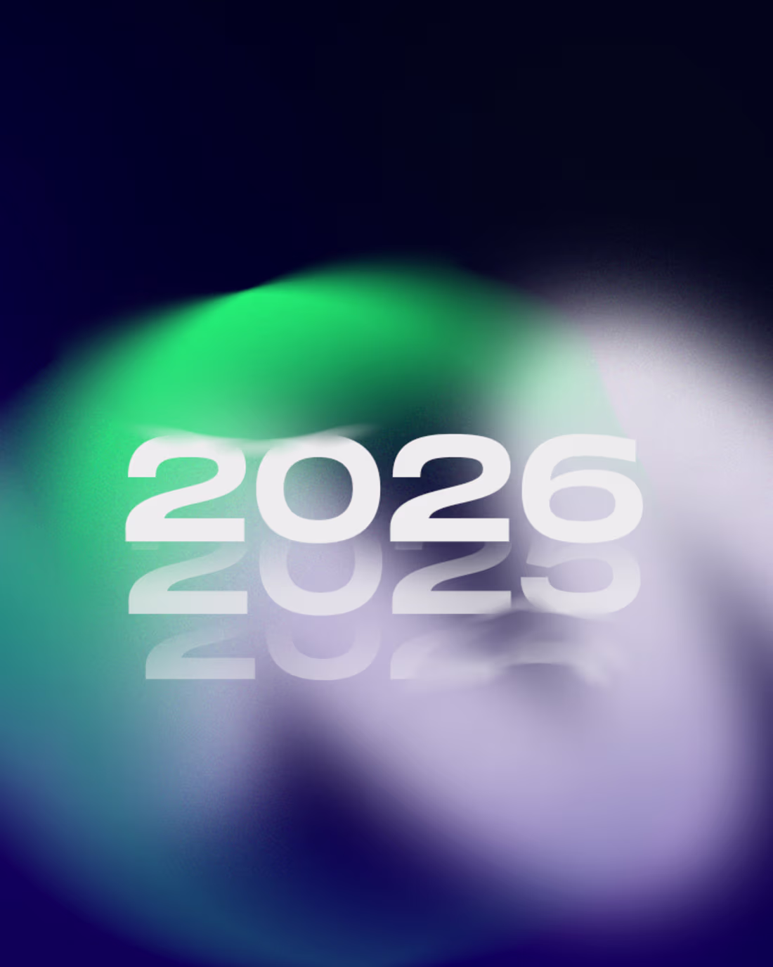 Cover image for my entry poster design into 2026. using color morphism.
