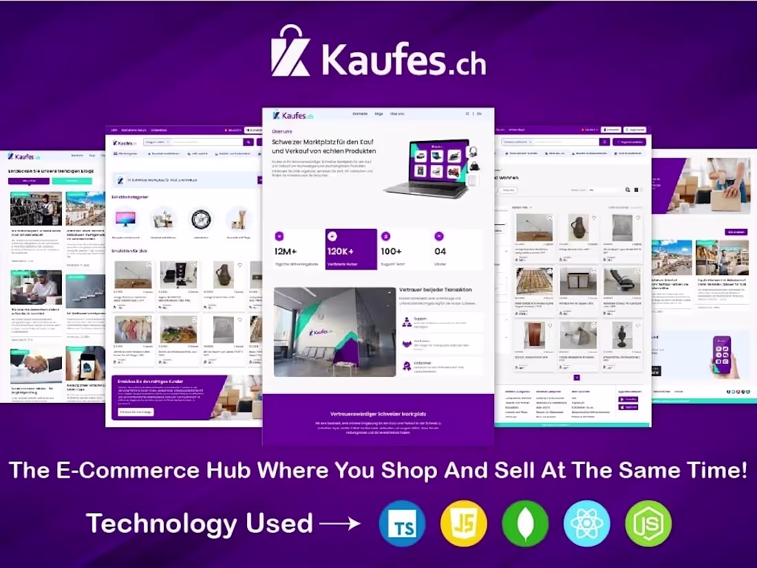 Cover image for Kaufes – Modern eCommerce Website