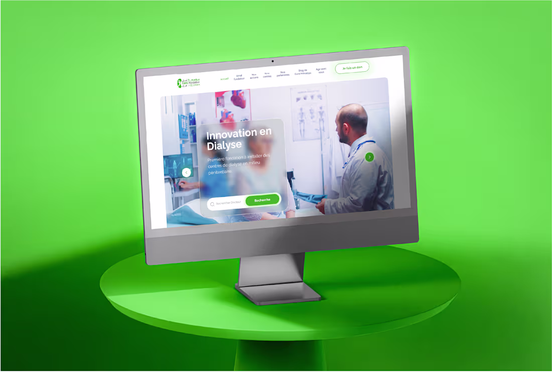 Cover image for Amal Fondation — Website Design
