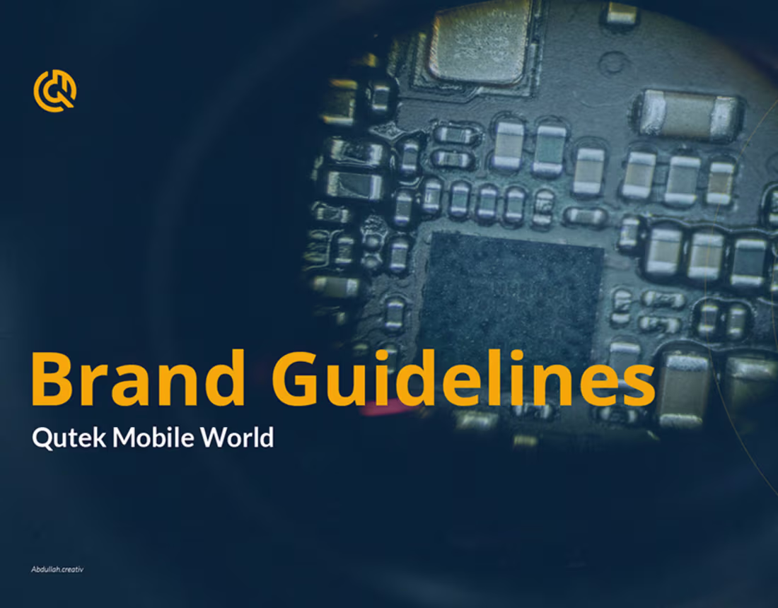 Cover image for Brand Identity Design for Qutek World Mobile
