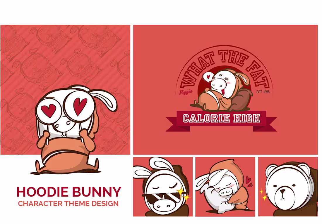 Cover image for Hoodie Bunny- Theme Design