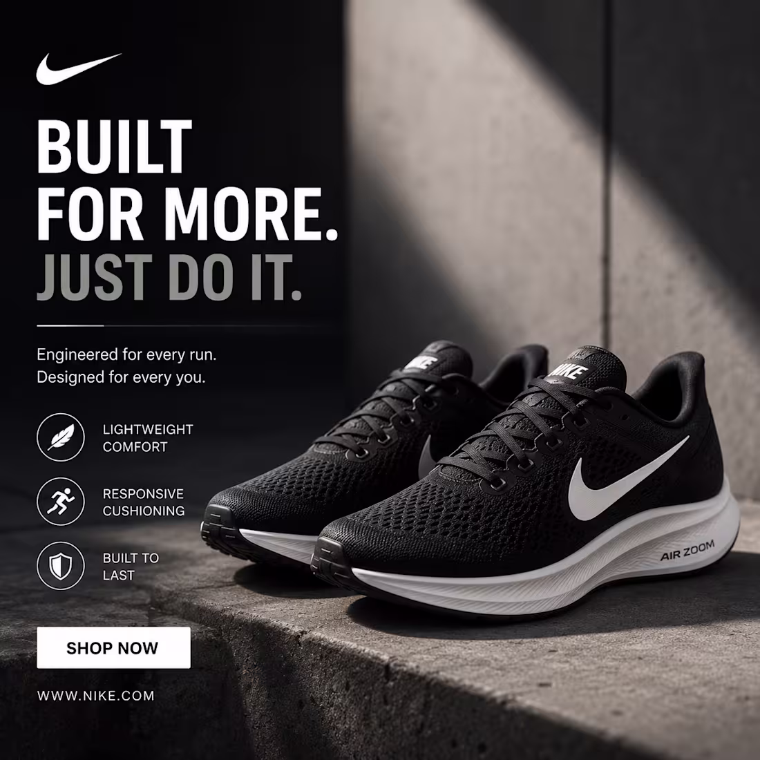 Cover image for Nike Shoe Social Media Design
What