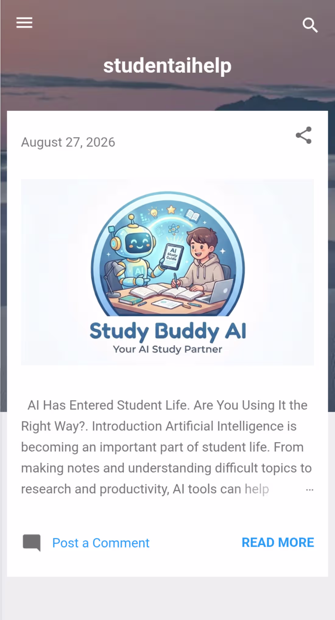 Cover image for Student AI Helps — AI-Assisted