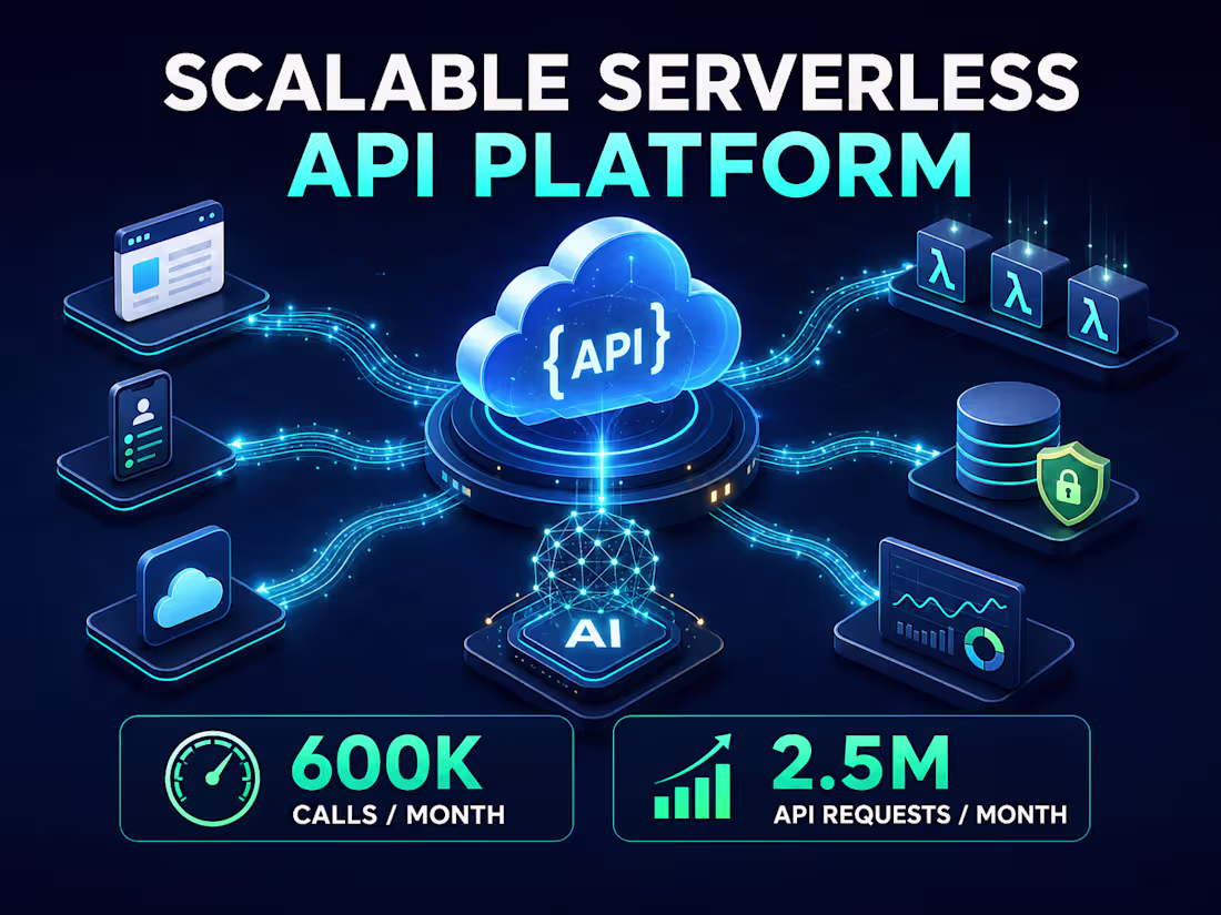 Cover image for Scalable AWS Serverless API Integration Platform