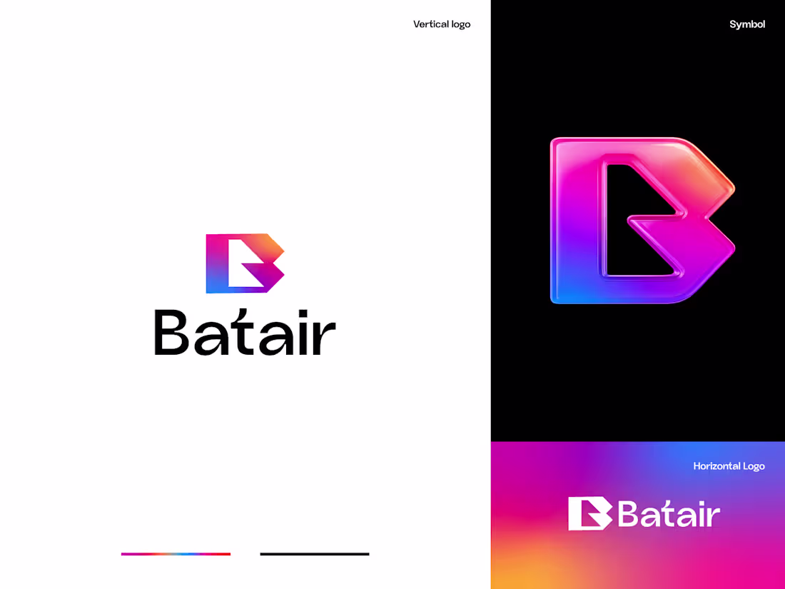 Cover image for Just dropped a fresh logo concept for Batáir — a bold geomet...
