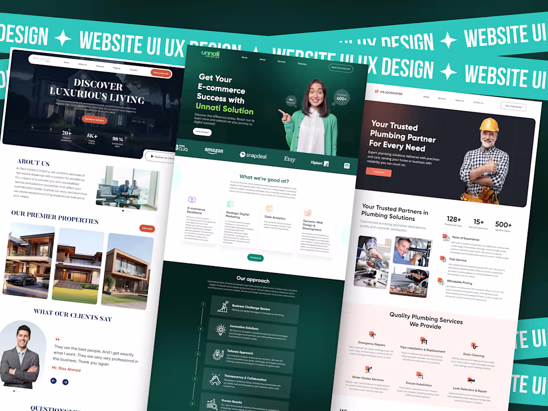 Cover image for Custom Website Design – From Concept to Completion