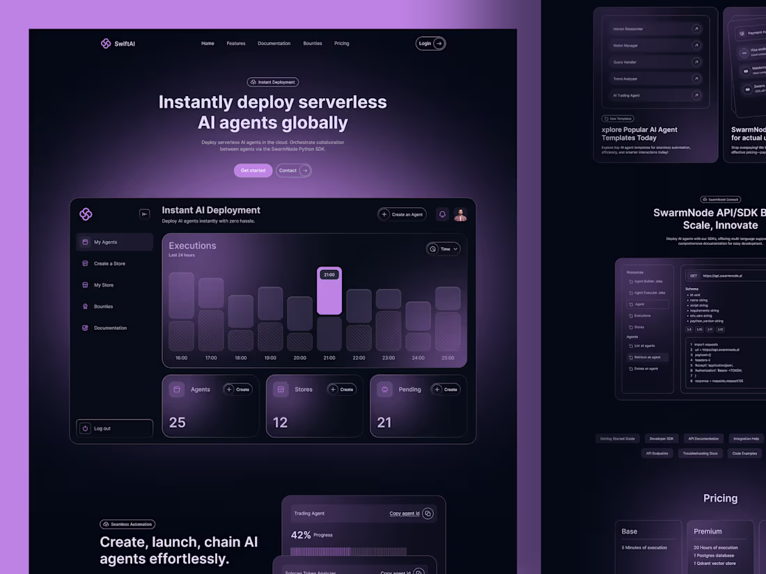 Cover image for Professional AI Agents Platform UI Design Services
