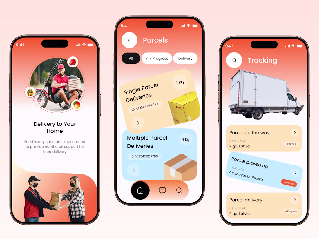 Cover image for Parcel Delivery Mobile App