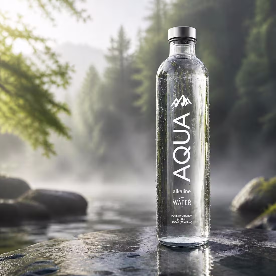 Cover image for Currently working on an advertisement for alkaline water
