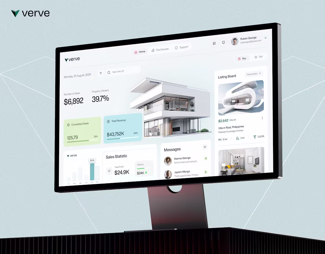 Cover image for Verve | Find and Manage Modern Houses