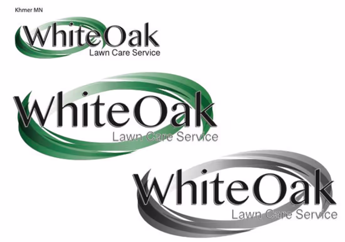 Cover image for White Oak Lawn Care Logo Design