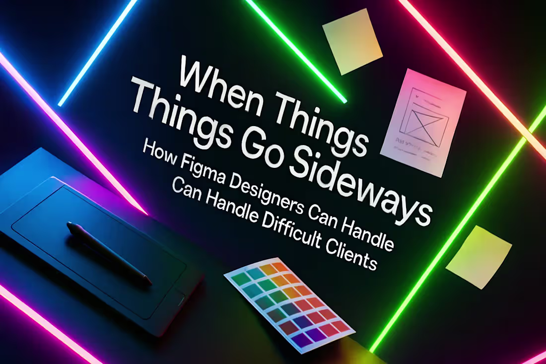 Cover image for When Things Go Sideways: How Figma Designers Can Handle Difficult Clients
