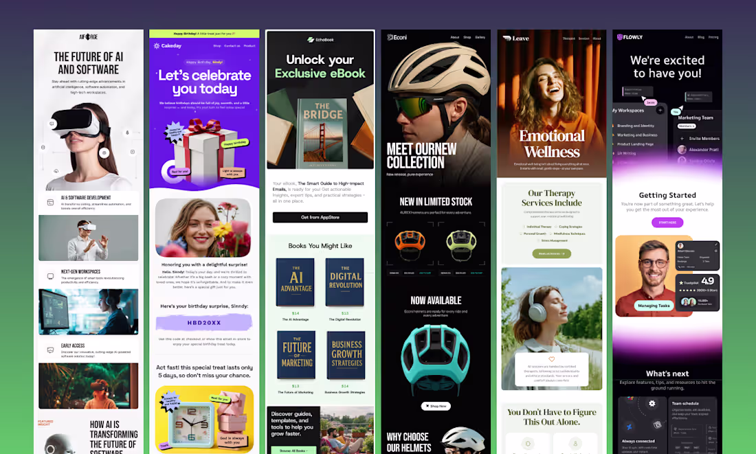 Cover image for Newsletter Design,email campaign design & email flows design