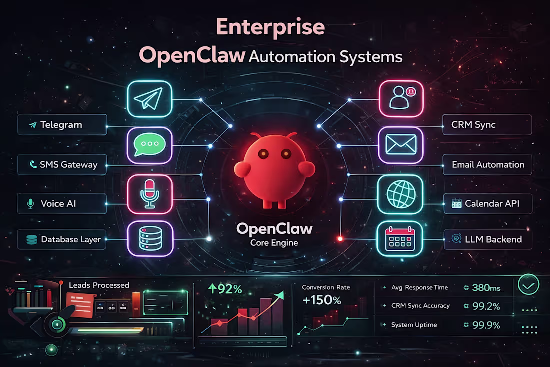 Cover image for Enterprise OpenClaw Automation & AI Workflow Engineering