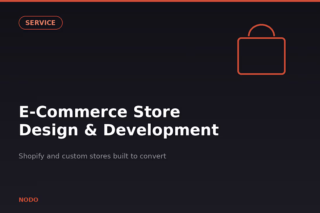 Cover image for E-Commerce Store Design & Development