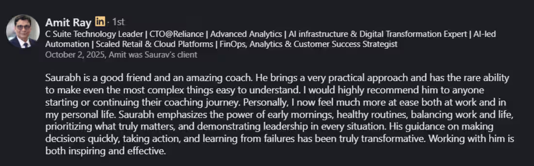 Cover image for Leadership Coaching feedback