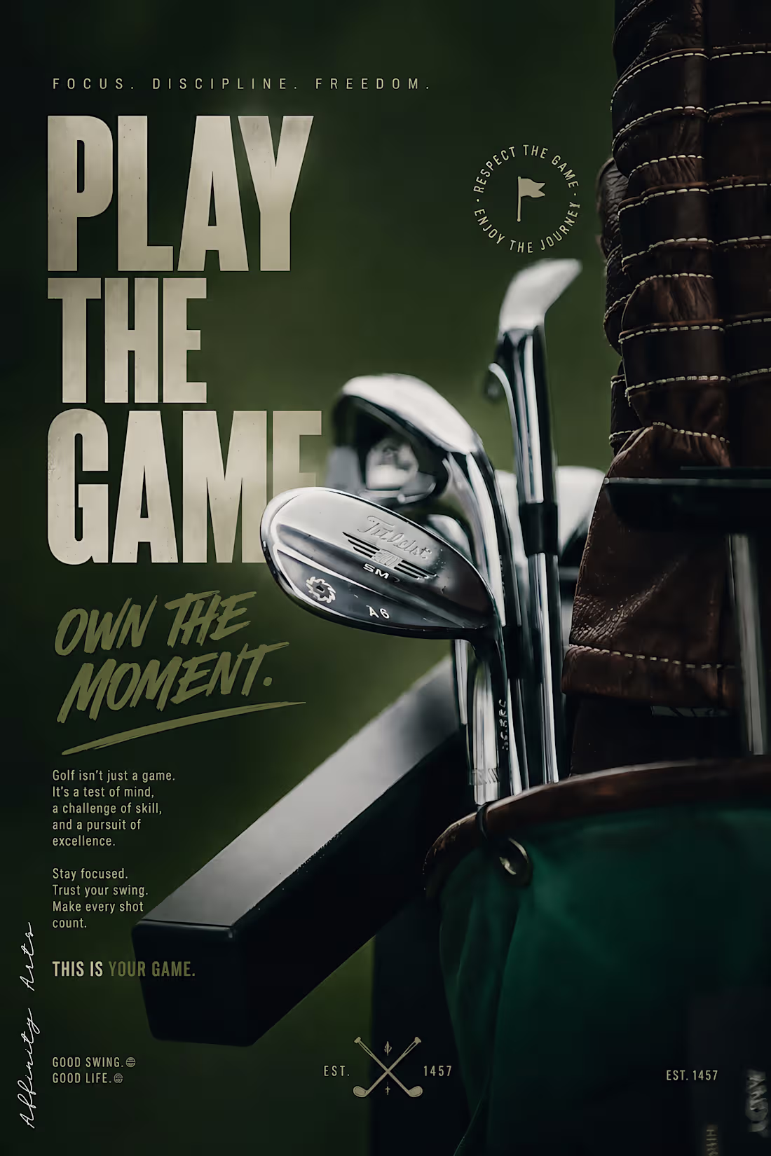 Cover image for Editorial Golf Poster Design —