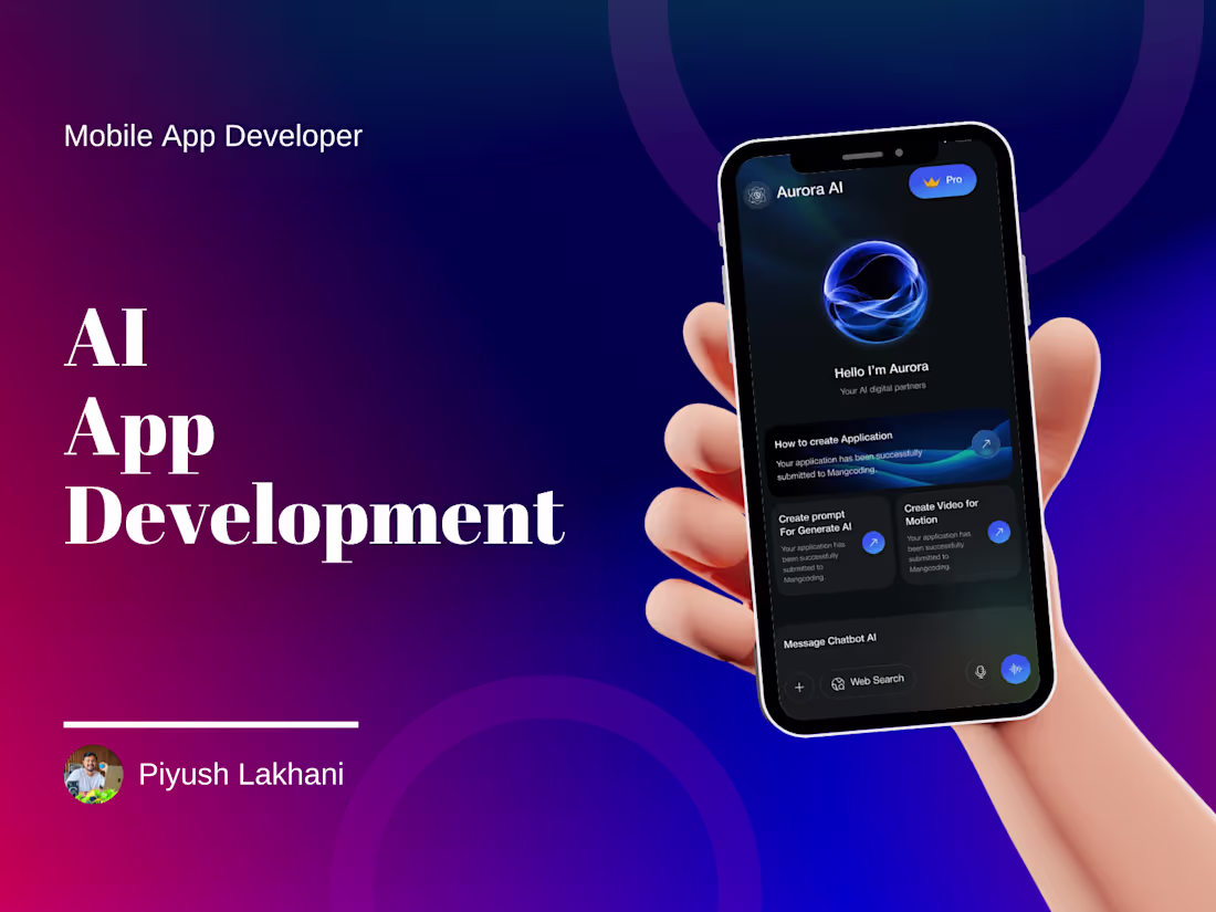 Cover image for AI Application Development -  Flutter | iOS | Android 