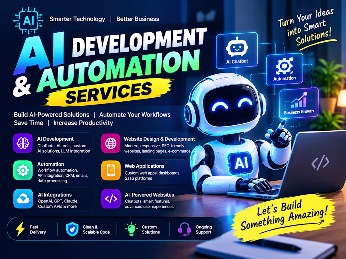 Cover image for I will build custom automation to streamline your business 