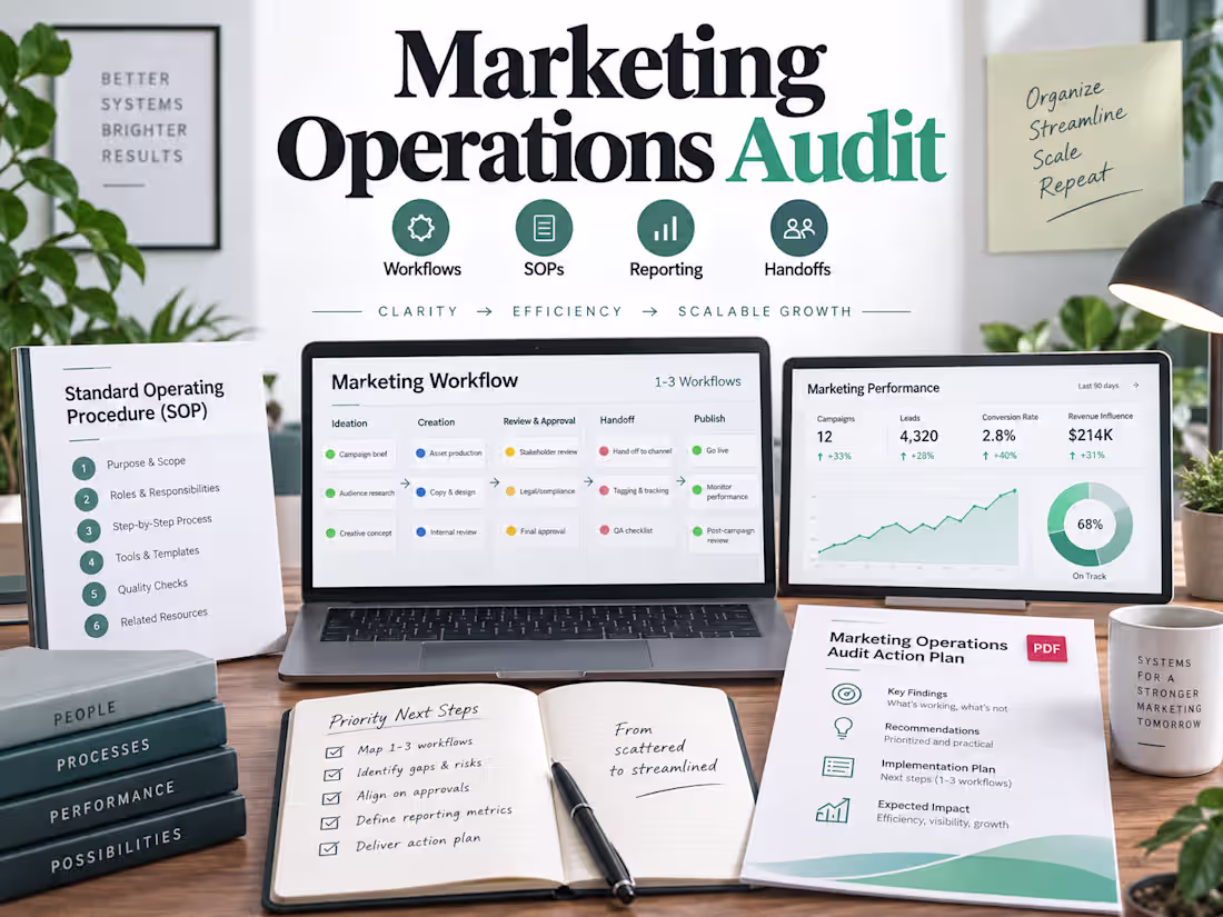 Cover image for Marketing Operations Workflow Audit & Strategy