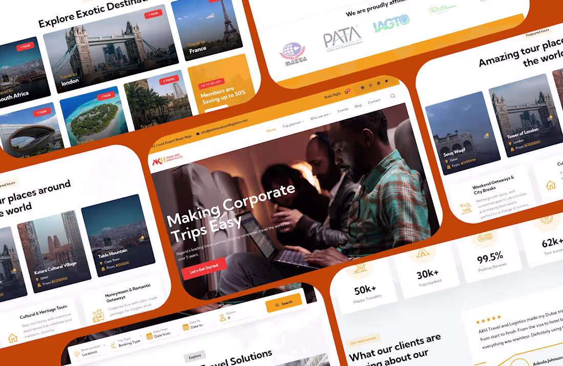 Cover image for Akh Travel Website