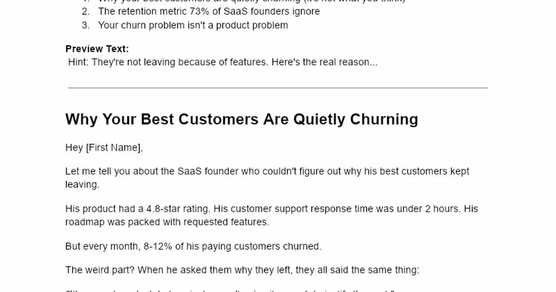 Cover image for Customer Retention and Churn Prevention Newsletter