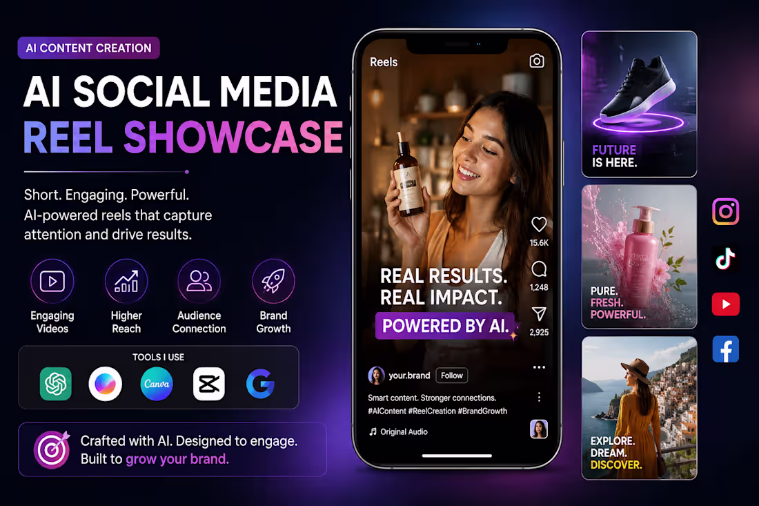 Cover image for AI Social Media Reel Showcase