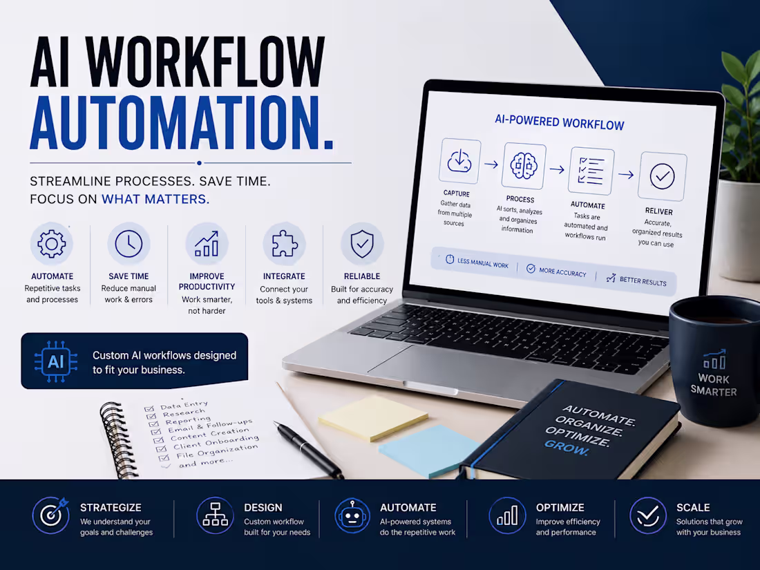 Cover image for AI Workflow Automation for Small Businesses