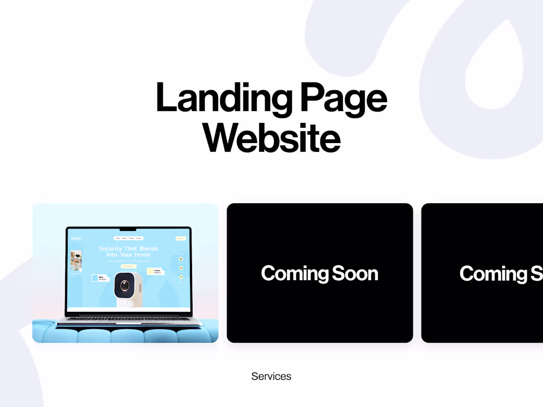 Cover image for Landing Page Design (Figma)