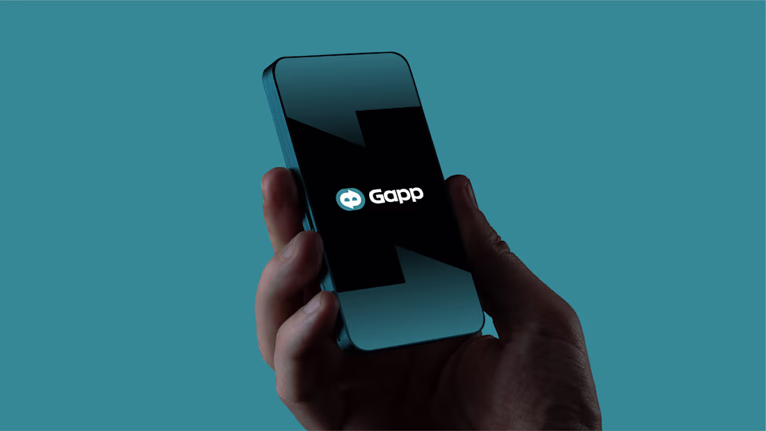Cover image for Gapp – Logo & Brand Identity for a Messaging App