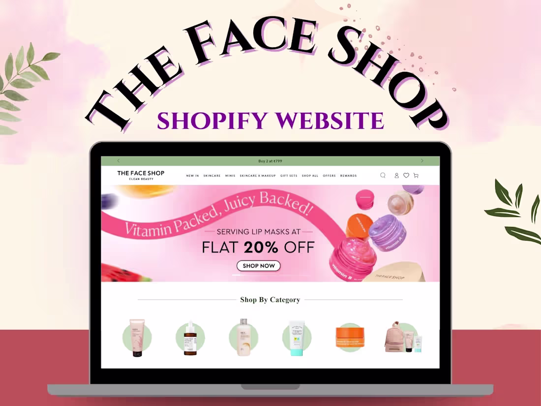 Cover image for The Face Shop | Shopify Website