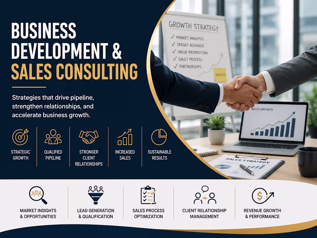 Cover image for Business Development & Sales Consulting