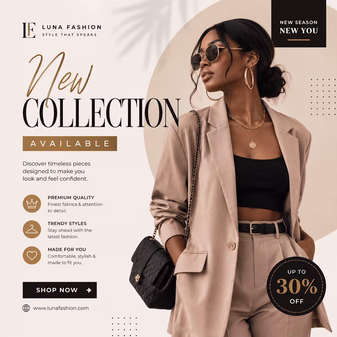 Cover image for Luna Fashion Instagram Post