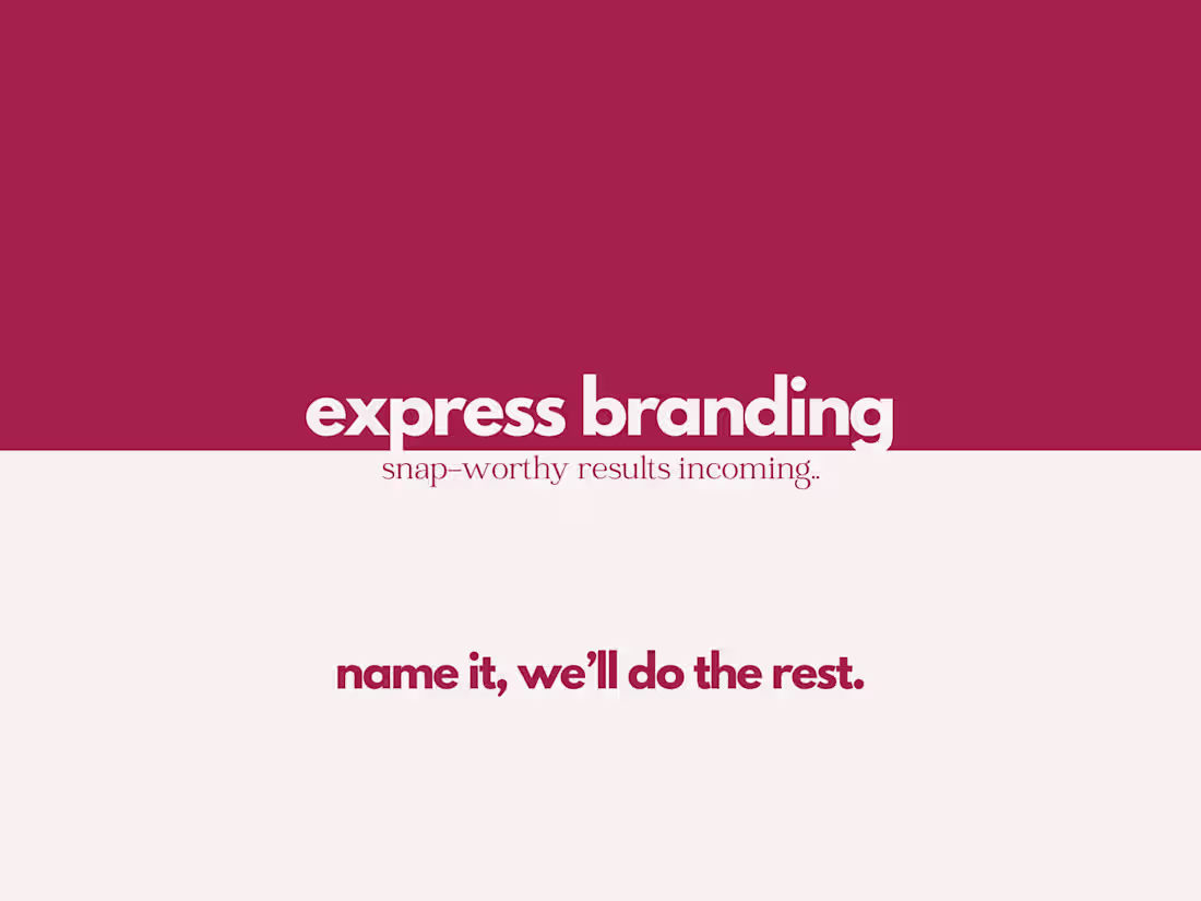 Cover image for Quick Start: Express Branding to Get You Up and Running Fast ⚡