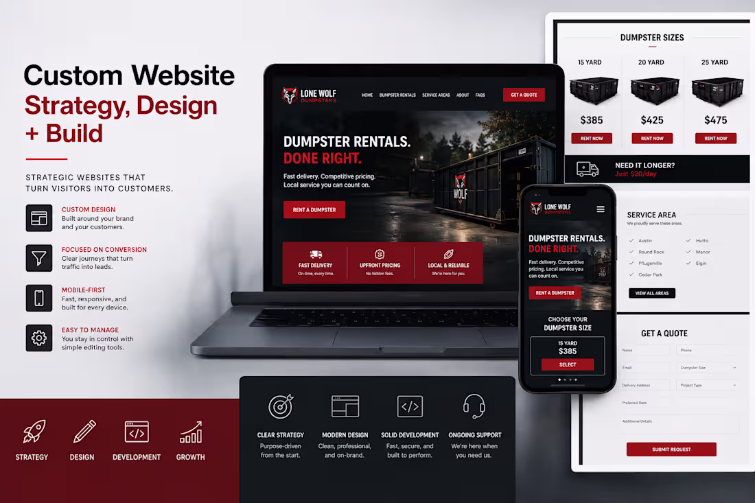Cover image for Business Website Design + Build