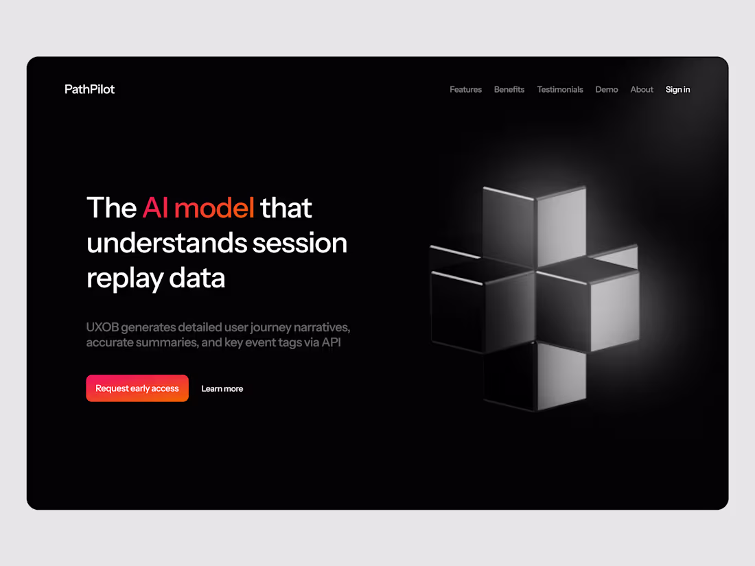 Cover image for Fastpilot - landing page design