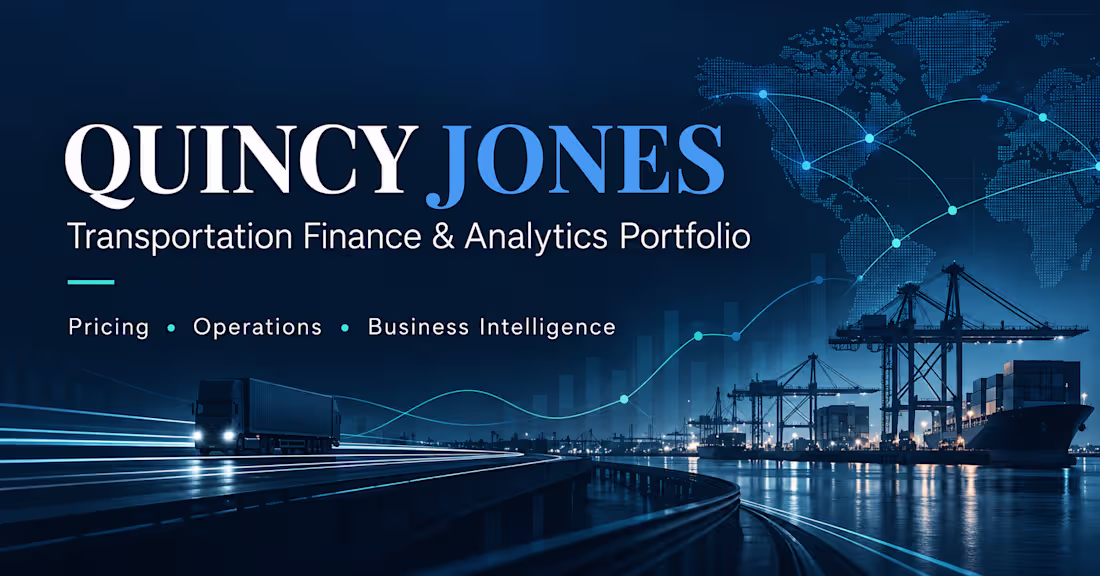 Cover image for Transportation Finance & Analytics Portfolio
A
