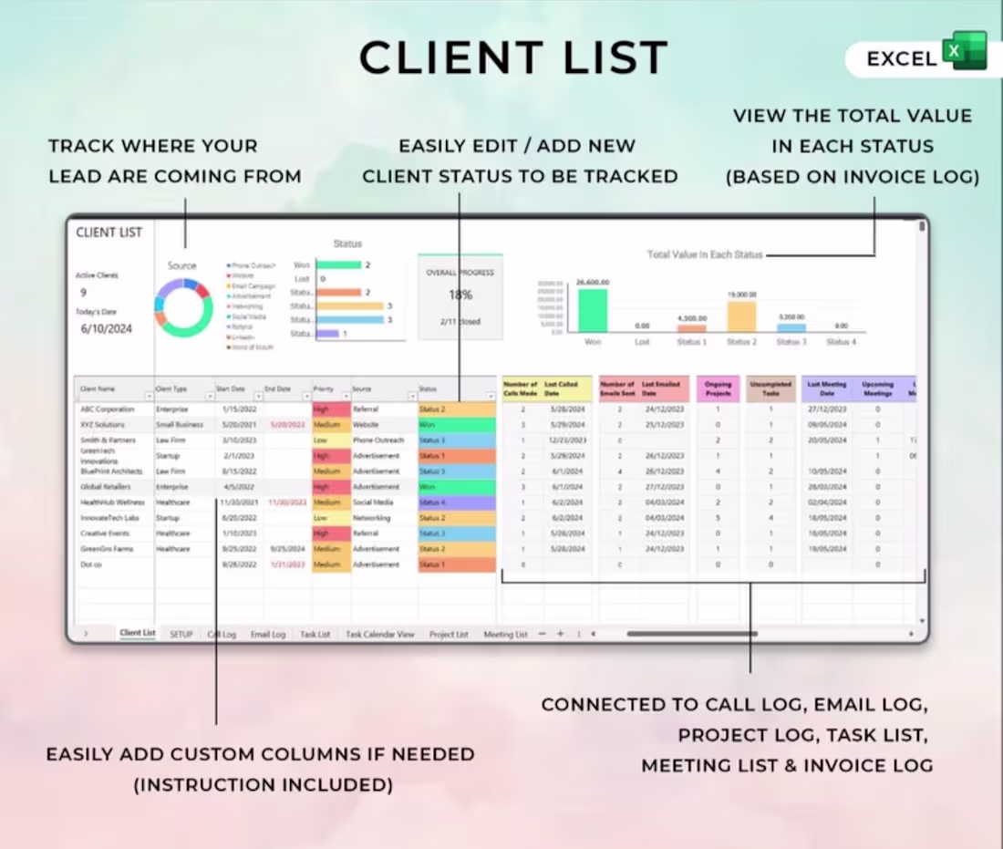 Cover image for Client List