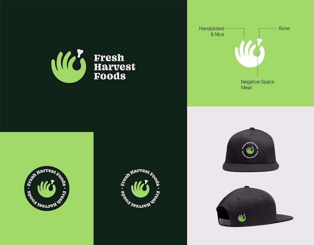 Cover image for Fresh Harvest Foods Logo Design