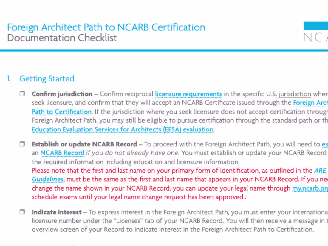 Cover image for Academic Thesis & Transcripts Translation for NCARB
