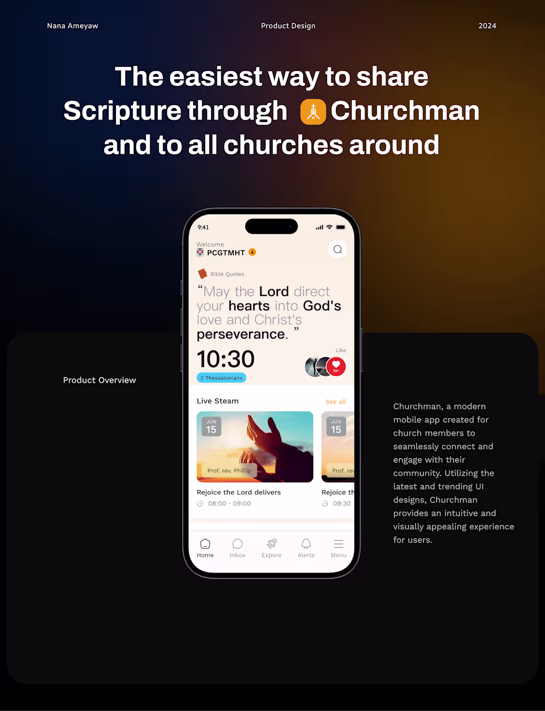 Cover image for Churchman Mobile App