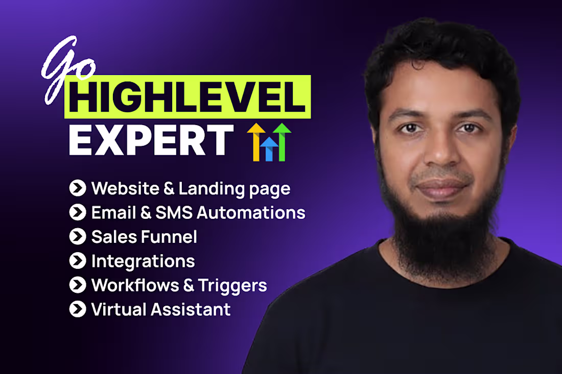 Cover image for Gohighlevel Website, GHL Sales Funnels, Ai Automation Expert