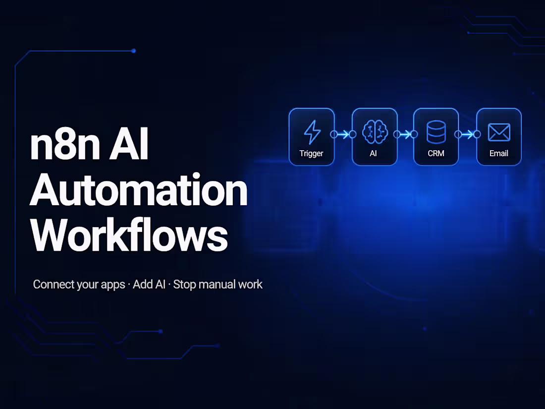 Cover image for n8n AI Automation Workflows for Your Business