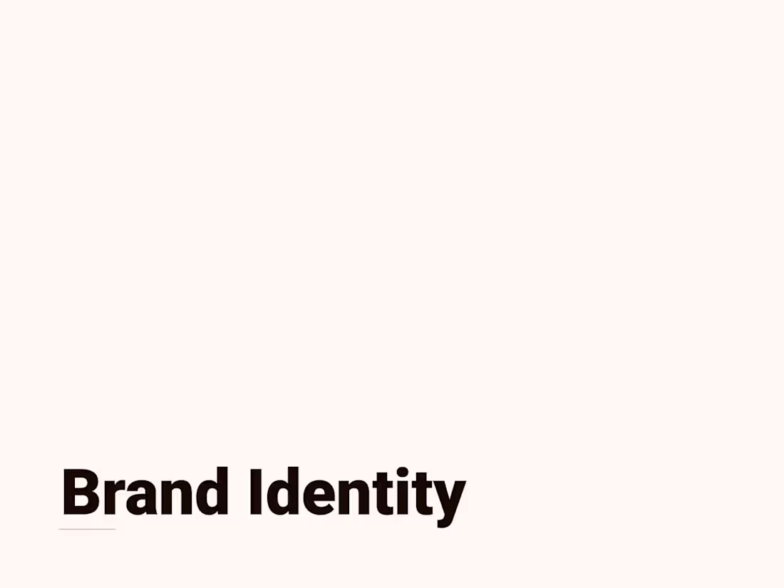 Cover image for Brand Identity