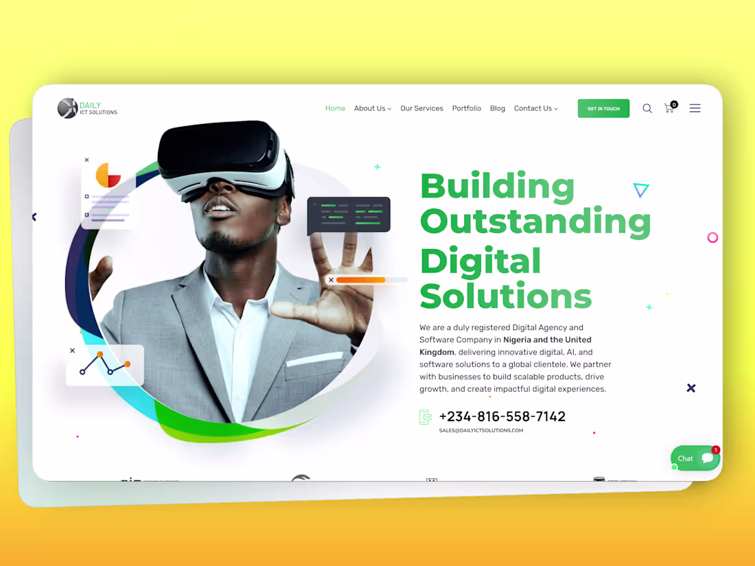 Cover image for Website development for a software